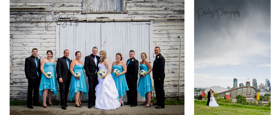 Blue Wedding Party
