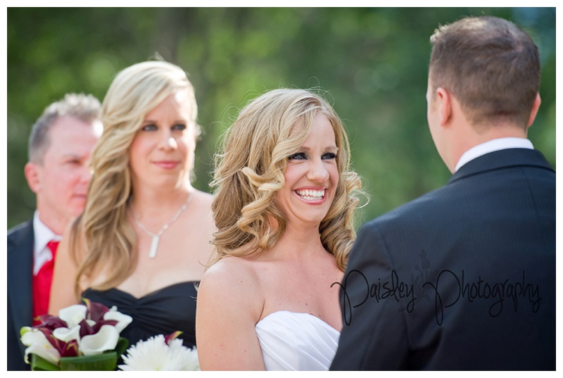 Outdoor Wedding Ceremony Silvertip Golf Course 