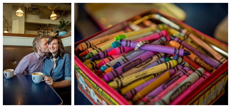 Colouring Book Engagement Photography 