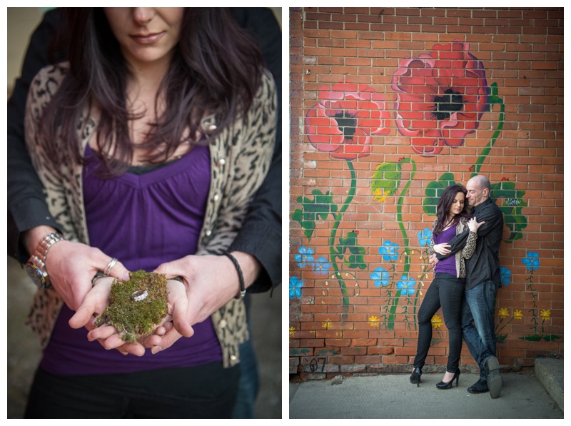 Engagement Photos in Downtown Calgary