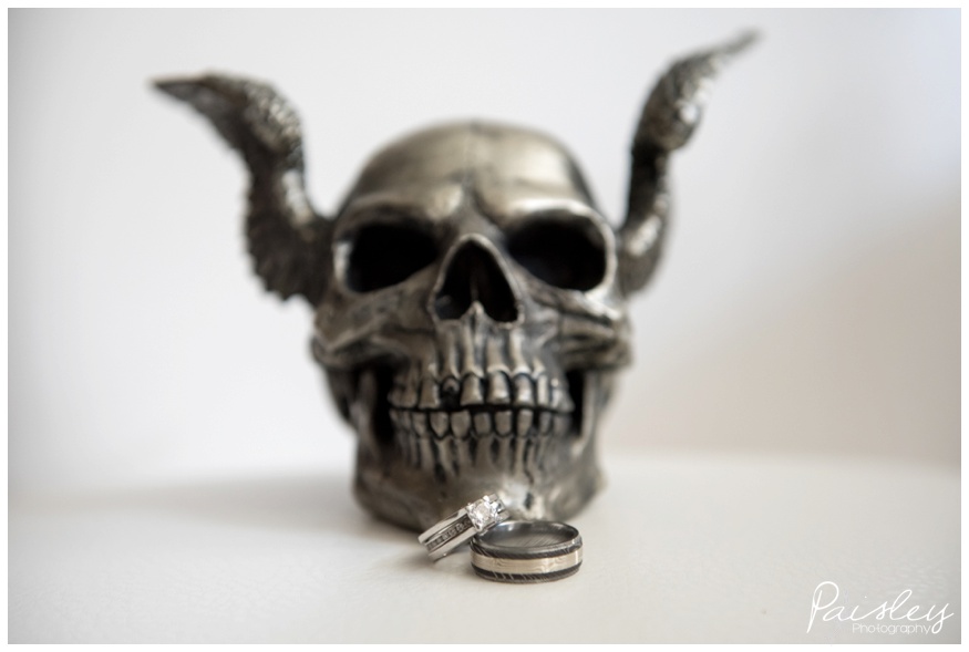 Skull & Wedding Ring Photography