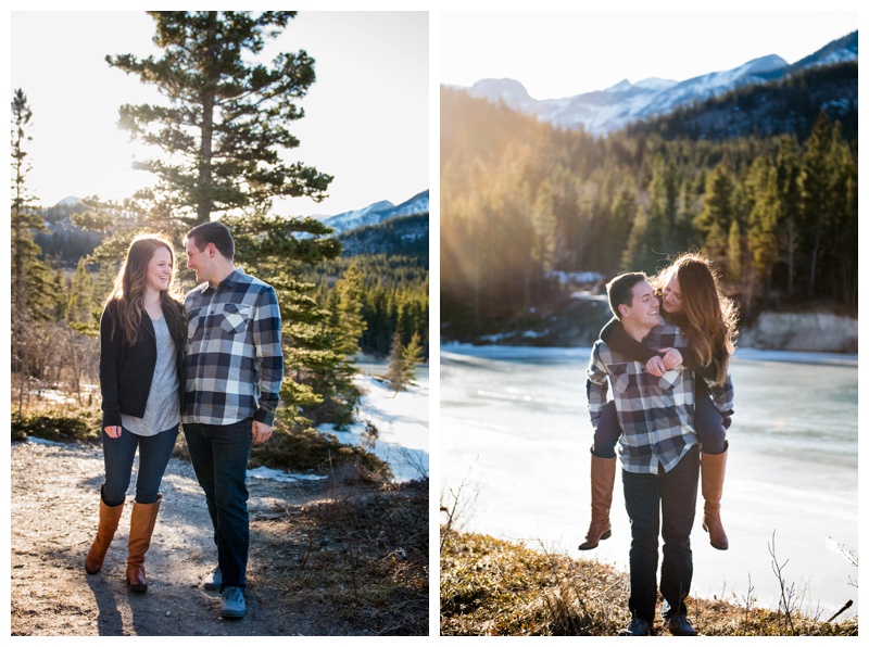 Barrier Lake Engagement Photography 