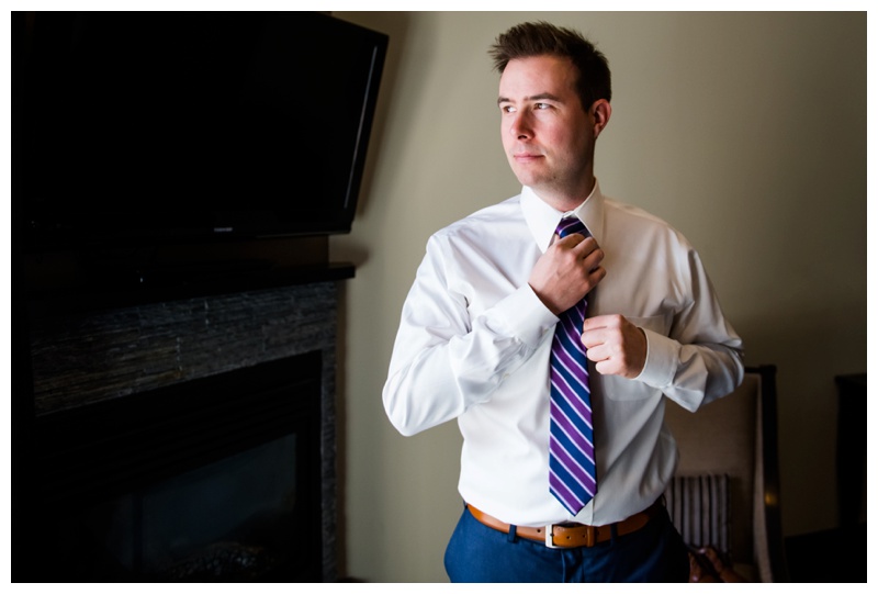 Groom Getting Ready Photography