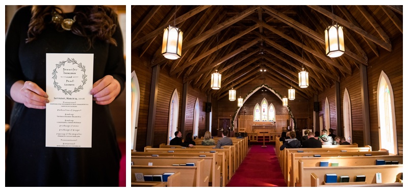 st. Michael's Anglican Church Wedding Canmore