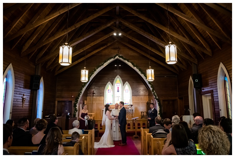 st. Michael's Anglican Church Wedding Canmore