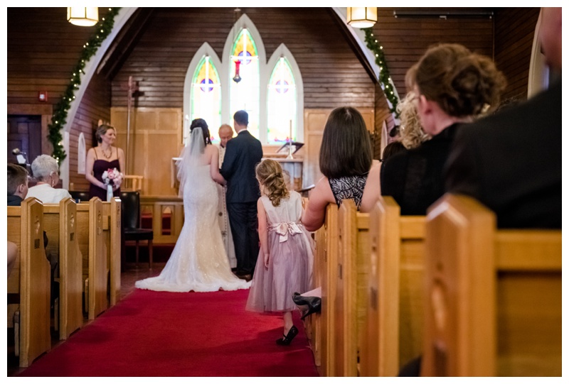 Church Wedding Ceremony Canmore