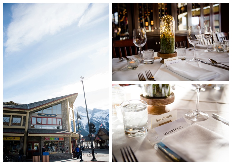 Murrieta's Restaurant Canmore Wedding