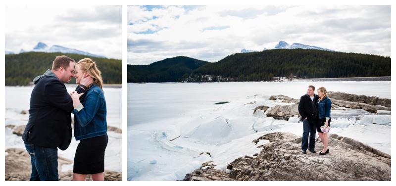 Engagement Photography Lake Minnewanka 