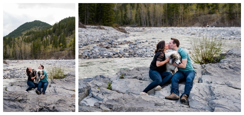 Mountain Engagement Session Canmore