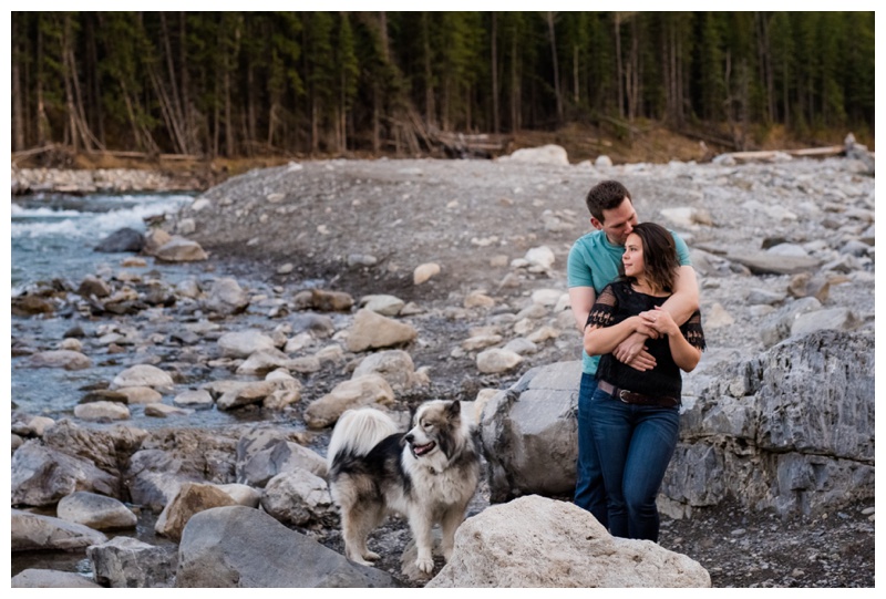 Elbow Falls Engagement Photographer 