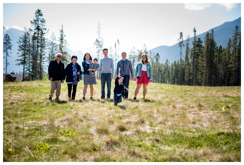 Canmore Extended Family Photography