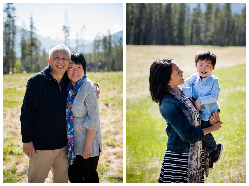 Three Sisters Mountain Family Photos - Canmore Family Photographer 