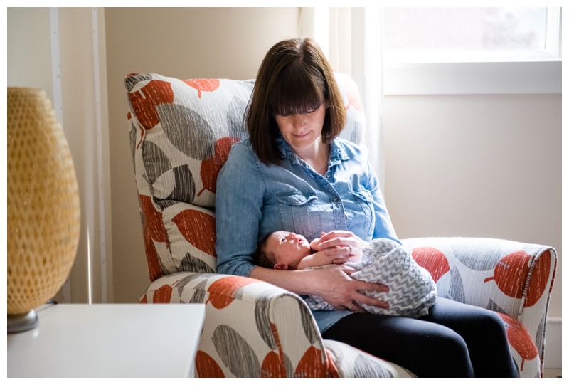 Calgary In Home Newborn Photography 