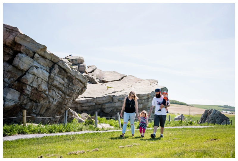 Erratic Okotoks - Family Photos