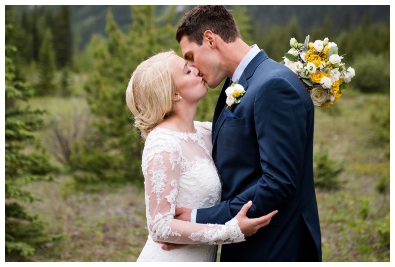 Spring Canmore Wedding Photos 