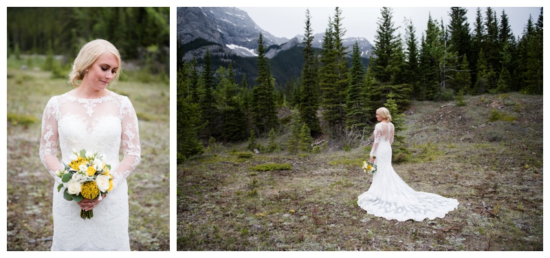 Mountain Bride- Canmore Wedding