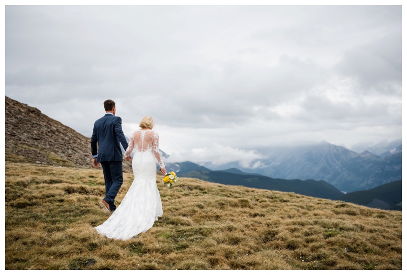 Canmore Helicopter Wedding Photos