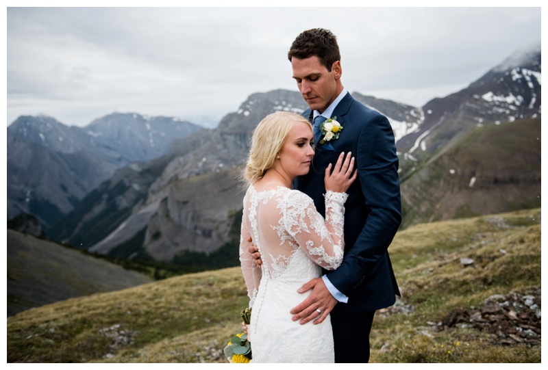 Mountain Top Wedding Photos Canmore