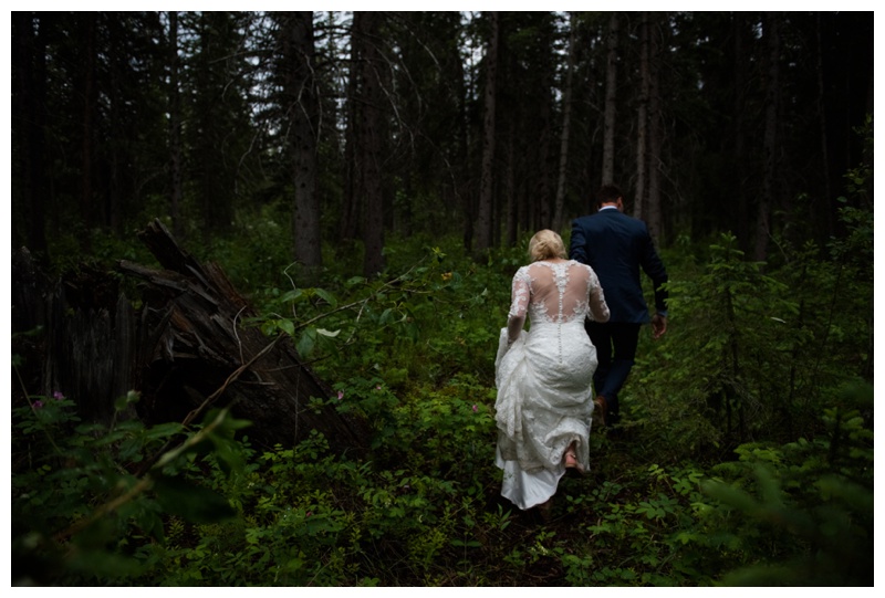 Forest Wedding Photos Canmore