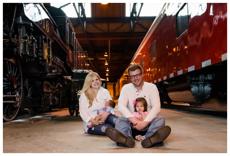 Train Yard Family Photography - Calgary Family Photographer 