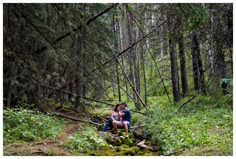 Mountain Engagement Photography Alberta 