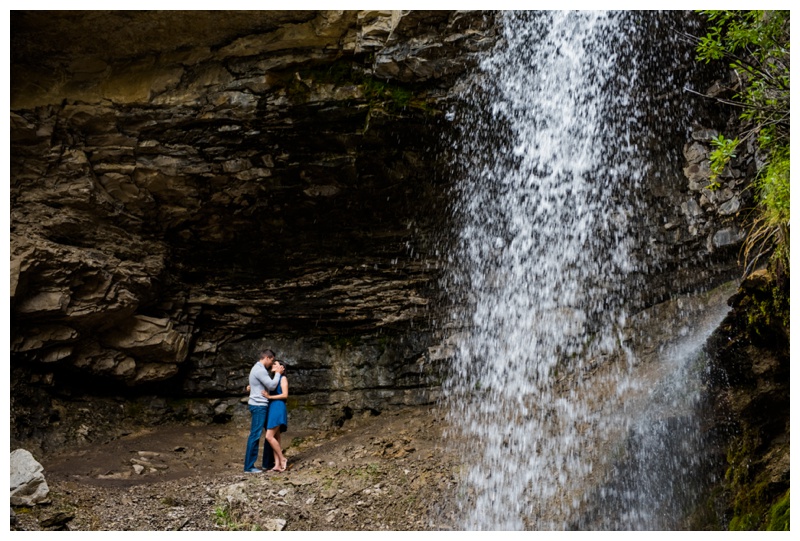 Troll Falls Engagement Session Kananaskis 