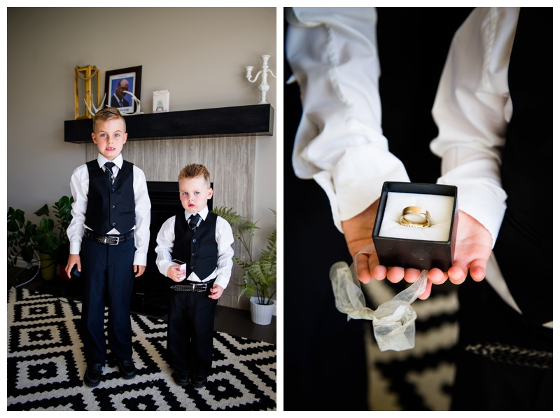 Ring Bearers - Calgary Wedding Photographer