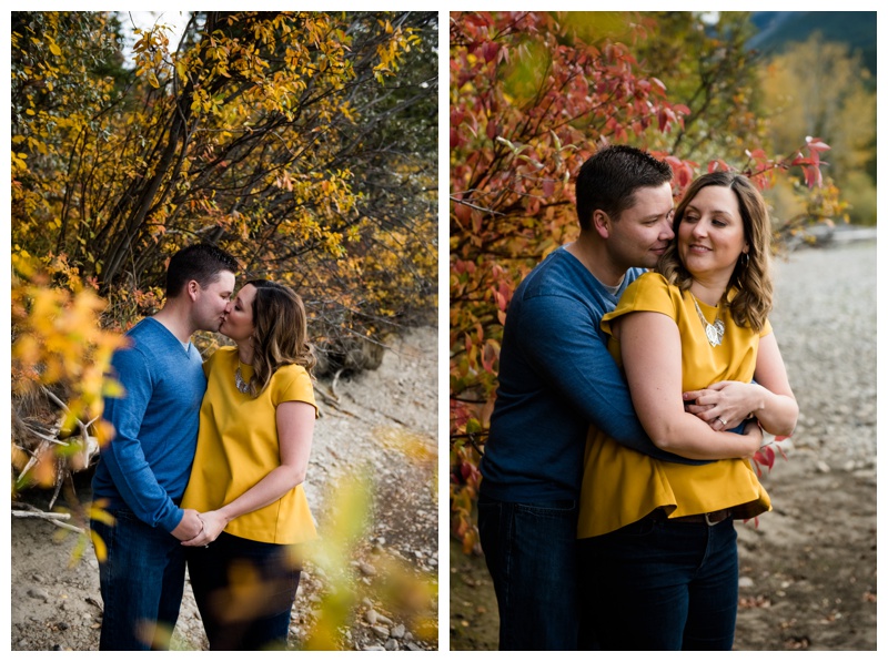 Fall Engagement Photos Calgary