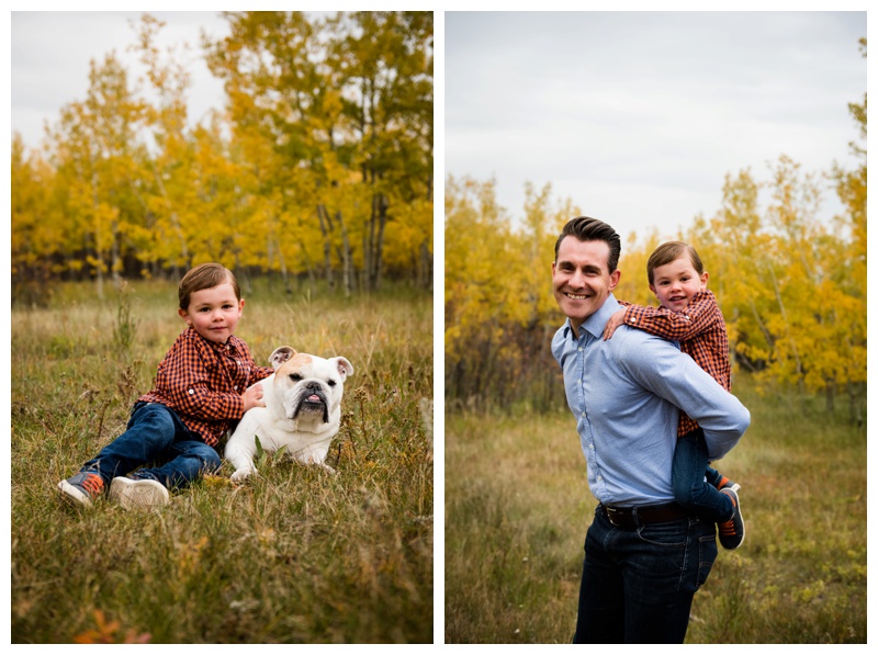 Dad and Son Family Photographer Calgary