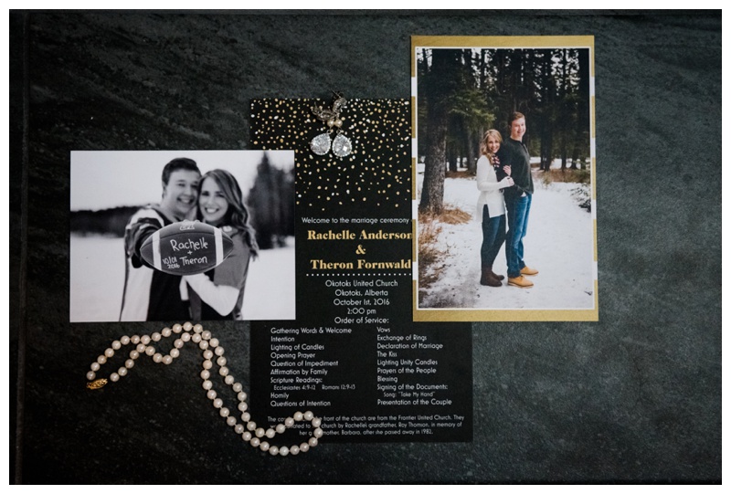 Calgary Fall Wedding Stationary 