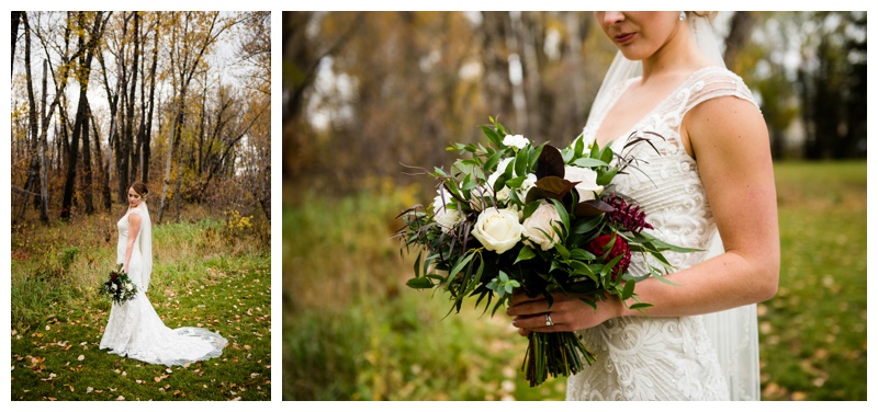 Fall Bridal Photos Calgary 