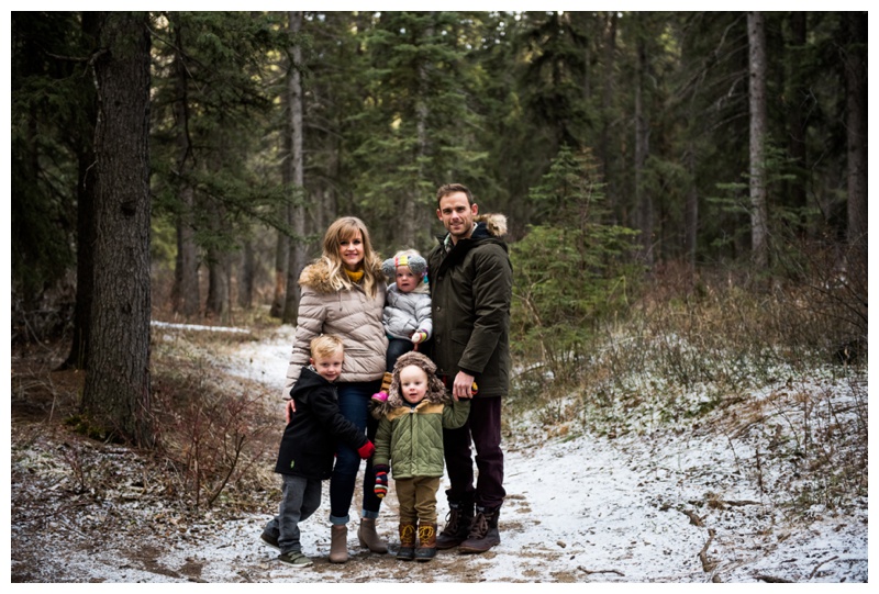 Winter Family Session Clagary