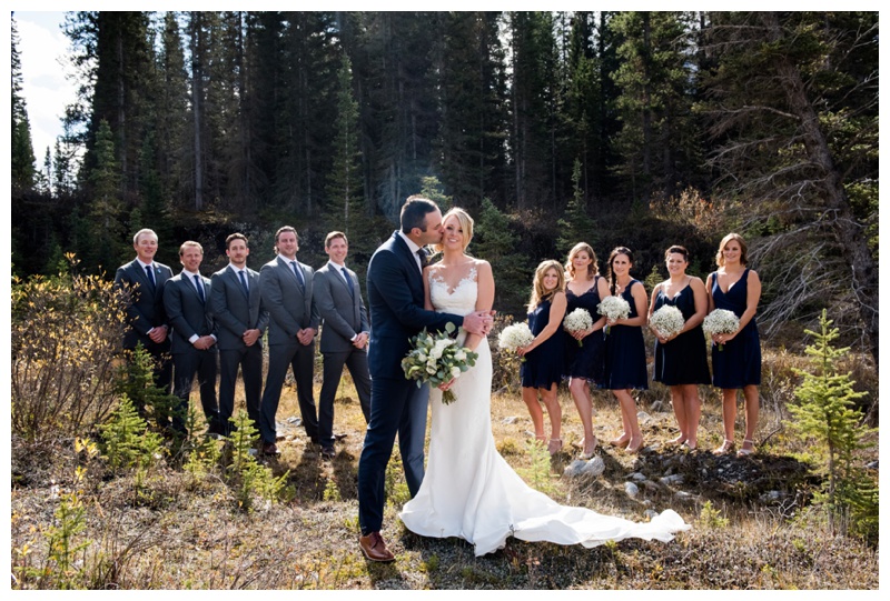 Canmore Wedding Party Photography
