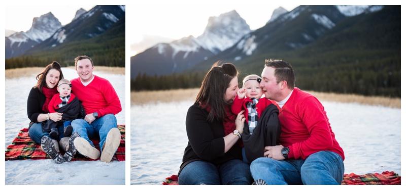 Canmore Winter Family Photography 