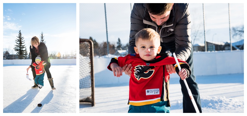 Calgary Skating Family Photos