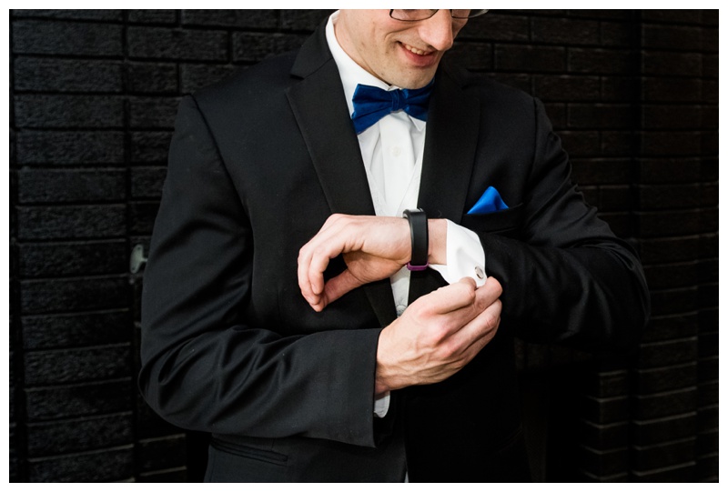 Calgary Wedding Photos - Groom Prep