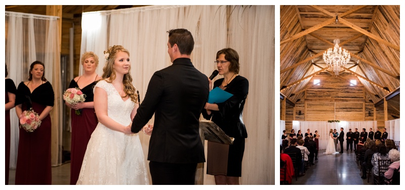 Willow Lane Barn Wedding Ceremony