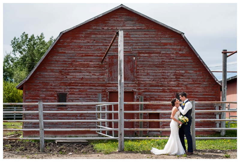 Barn Wedding - Olds Wedding Photographer