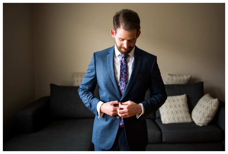 Calgary Wedding Day - Groom Prep