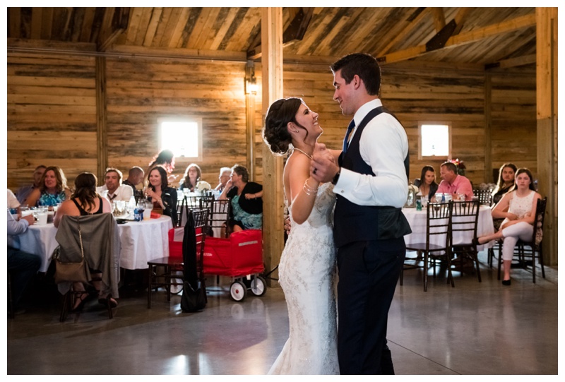 First Dance Willow Lane Barn