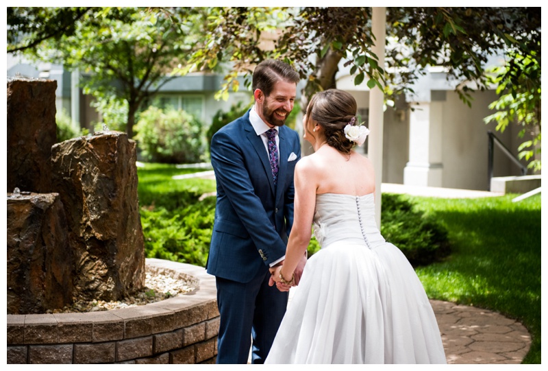 First Look Wedding Photography Calgary