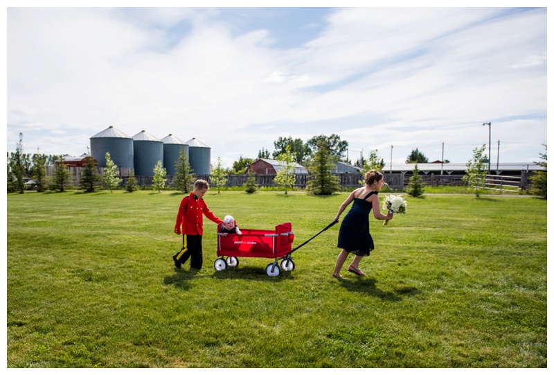 Outdoor Calgary Wedding Ceremony