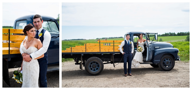 Vintage Truck Wedding Photography - Calgary