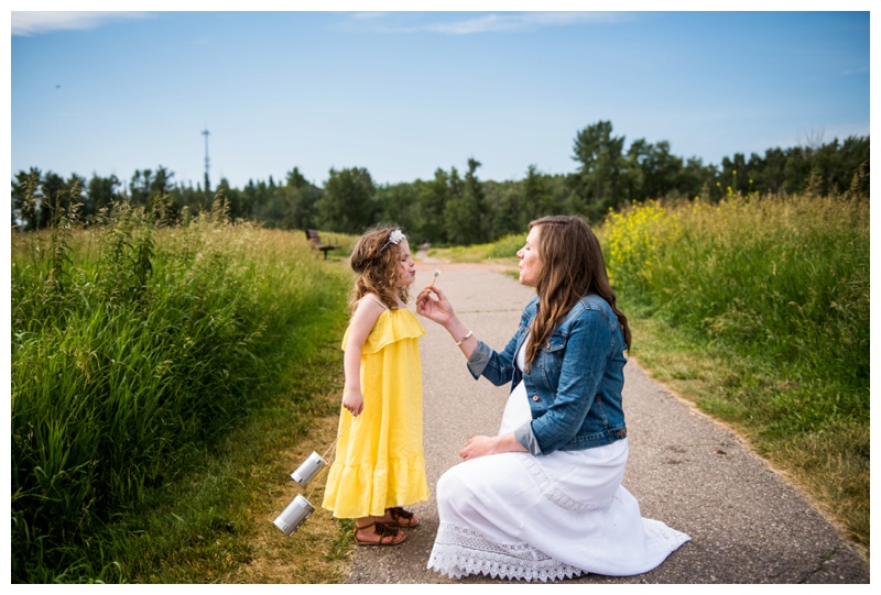 Boho Calgary Maternity Photography 