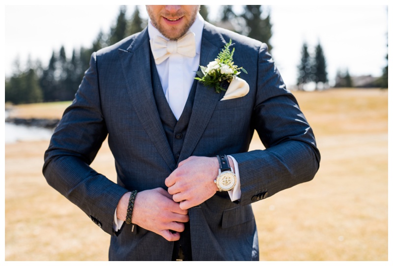 Groom Attire - Calgary Wedding