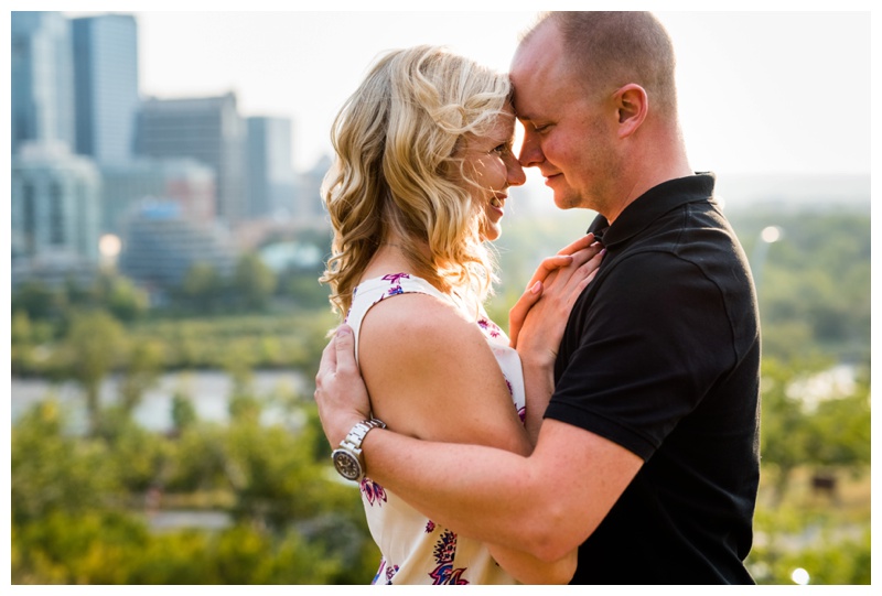 Calgary Skyline Engagement Photos