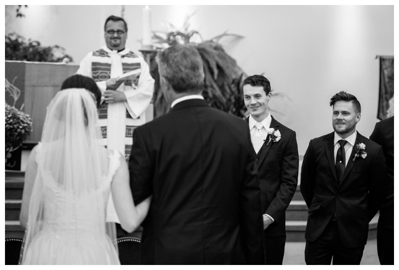 Calgary Catholic Church Wedding Ceremony