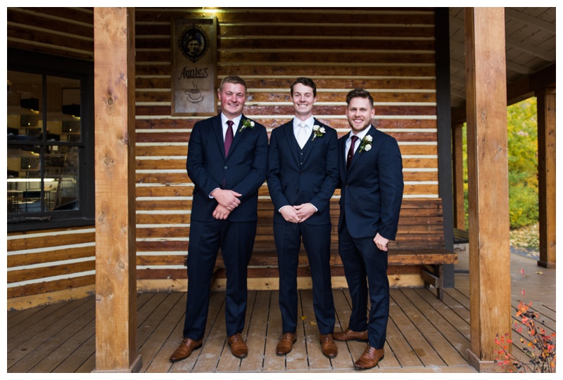 Calgary Groomsmen Photography - The Ranche Restaurant