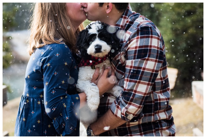 Canmore Winter Engagement Photos