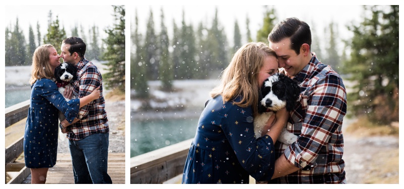 Forgetmenot Pond Kananaskis Engagement Photos Canmore